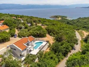 Villa Greta heated pool 40m2, sea view - Рисика