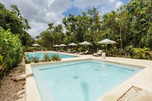 Close to Cenotes Private Pool 24hr Hr Security Gym Yoga Villa