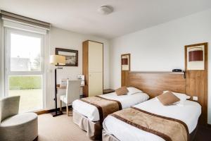 Hotels Brit Hotel De La Cote Des Havres : Chambre Lits Jumeaux