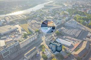 Apartments in Kaunas city centre with Jacuzzi bath