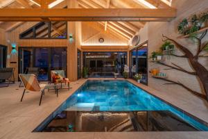 Chalets Chalet Soleil Boeuf et Spa de l-adouss : photos des chambres