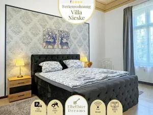 Ferienwohnung Villa Nieske - Jugendstil Denkmal, free WLAN & Parken, Self Check-In, Smart-TV - Lebusa