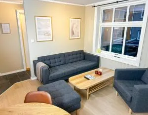 Sentral leilighet med parkering og peis - Minde