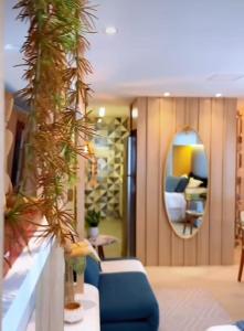 Flat Beach Way Carneiros Coral Azul