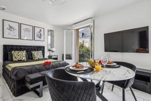 Appartements Studio avec jacuzzi & vue sur le parc Soubiran : photos des chambres