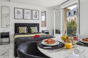 Appartements Studio avec jacuzzi & vue sur le parc Soubiran : photos des chambres