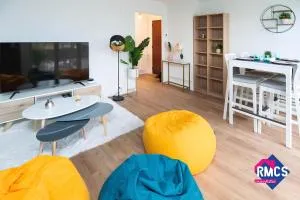 Île Lacroix Appart spacieux et lumineux Rouen "Ménage & Linge Inclus" - Bonsecours