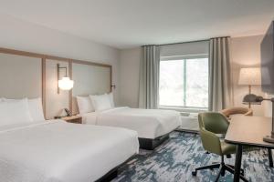 Queen Room with Two Queen Beds room in Fairfield by Marriott Inn & Suites Whitestown Indianapolis NW