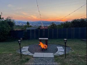 Útulný malý domček s vírivkou