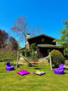 Agva Secret Yard Log Villa, On The River Bank! - Kerpe