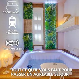 Appartements Fridhome Jacuzzi Parking Wifi Fibre 2MIN Tram : photos des chambres