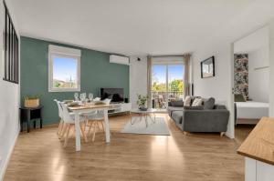 Appartements ღ Bartavelles - FREE Parking at 4min Blagnac Airport : photos des chambres