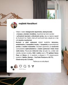 Design Apartmán Jáchymovská - Rezidence K Lanovce