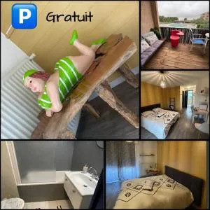 Studio zen piscine - Balaruc-le-Vieux