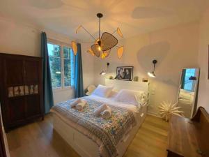 Maisons de vacances Cottage familial avec jardin a Dives-sur-Mer : photos des chambres