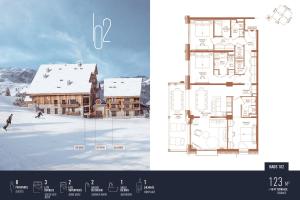 Antarès NAOS 102 - luxury apartment ski inski out