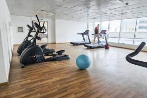 Vogue Vacation Homes, Al Fahad Tower, Al Barsha Heights near Mall of The Emirates, Walking Distance to DIC Metro Station, Two Bedroom Apartment with Balcony and Access toAmenities