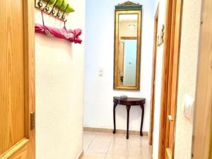 City center, beach and port