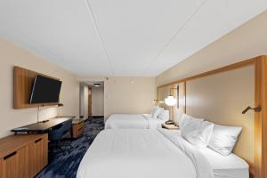 Double Room with Two Double Beds room in Fairfield Inn by Marriott Evansville West