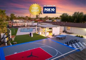Sportscourt Pool Hot Tub Game Room Playground