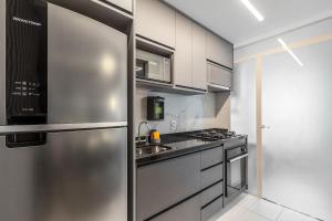 Fantástico Apto Luxo 50m2 com Vaga de Garagem no Brooklin