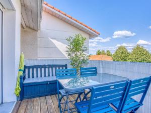 Appartements Charmant T2 avec terrasse, climatisation et WIFI - Quartier residentiel a Biscarrosse - FR-1-521-217 : Appartement