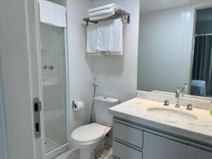 RioStay Apart com varanda em frente Riocentro Farmasi Arena Parque Olímpico Globo Projac