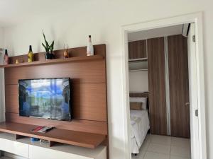 RioStay Apart com varanda em frente Riocentro Farmasi Arena Parque Olímpico Globo Projac