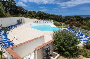 Appartements Superbe appartement vue mer proche de la plage avec piscine : Appartement 1 Chambre