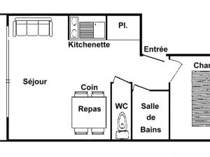 Appartement 2 pièces avec parking aux Saisies, 4 pers, balcon, équipements complets - FR-1-293-218