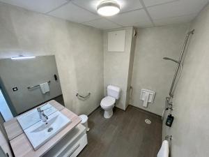 Hotels Hotel La Pierre Bleue : Chambre Lits Jumeaux avec Terrasse