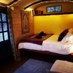 Hilltop Train Carriage with a View - Abergynolwyn