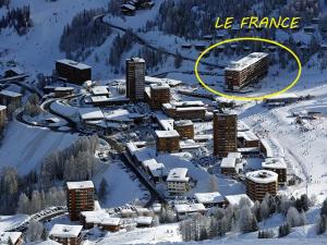 Studio pour 3 pers., vue Mont-Blanc, balcon - FR-1-455-195