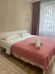 3 bedroom apartment with 2 restroom in the Ala Park Business class - (( Gornyy Gigant ))