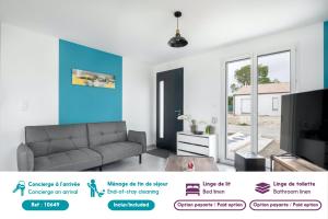 Maison avec jardin 6 adultes 1 enfant