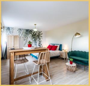 Appartements Chez Carole I Studio I Annemasse : photos des chambres