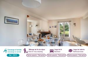 Maisons de vacances Charmante maison pour 11 personnes a Sarzeau : photos des chambres