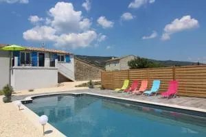 GITE DU SOULIER 6p, 3ch, piscine - Valvignères