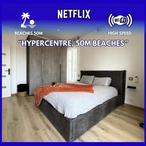 1 Ch. Luxe Apt｜Cœur de Juan-les-Pins｜Plage à 50m