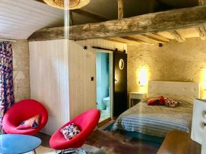 Maisons de vacances Le Petit Clos d-Anjou avec Bain nordique et sauna : photos des chambres