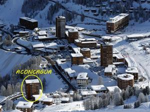 Appartement 2 pièces avec balcon à 100m des pistes à La Plagne - FR-1-455-16