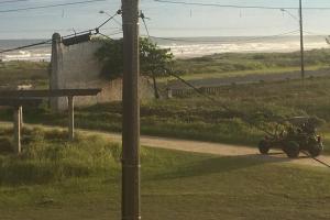 Casa frente da praia do Marlin, Araçá, Ilha Comprida