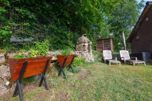 Maisons de vacances Gite Chalet des 2 M 2/4 personnes : photos des chambres