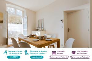 Duplex joliment décoré et sa cour ensoleillée