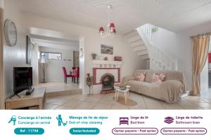 Maison pour 7 avec piscine à Préfailles