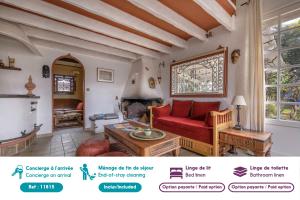 Maisons de vacances Maison pour 8 - proche plages : photos des chambres
