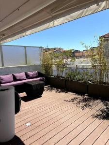 Lumineux top terrasse 2P