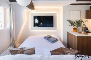 Appartements SUPER CENTRAL - Marais Designer One-Bedroom - FREE Parking : photos des chambres