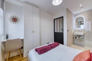Appartements L-audace T2 refait a neuf a Vanves : photos des chambres