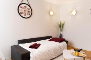 Appartements L-audace T2 refait a neuf a Vanves : photos des chambres